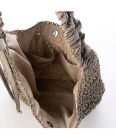 UNBILLION カシュカシュ cachecache / ドロストギャザーハンドル柄編2wayトート