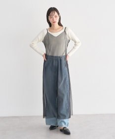 earth music&ecology SET2点チュール＆キャミワンピース