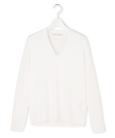 ICB L シンセティックフルニードル Vネックニット