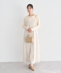 earth music&ecology SET2点チュール＆キャミワンピース