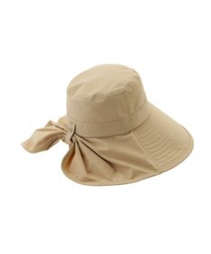 MOONBAT 【遮光100％/遮熱/UVカット】PAUL&JOE ACCESSOIRES(ポール&ジョー）後ろ垂れ 広つばハット 帽子 サイズ調整可能 手洗い可能