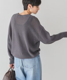 AMERICAN HOLIC 透かし編みニットプルオーバー