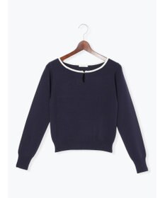 Te chichi スクエアチャームキーネックプルオーバー