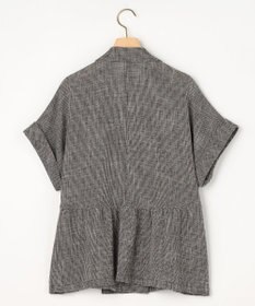 組曲 S 【先行予約】【WEB限定】メランジレノクロス バックペプラムジャケット