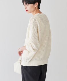 AMERICAN HOLIC 透かし編みニットプルオーバー