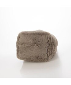 UNBILLION カシュカシュ cachecache / フリルハンドルエコファー巾着バッグ