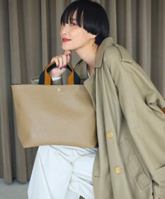 TOPKAPI 【Breath TOPKAPI】SCOTCH GRAIN スコッチグレイン プレーン 2トーンテープ ハンドル トートバッグ L