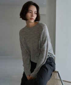 UNFILO ファインアルパカ クルーネック