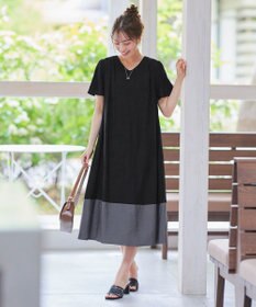 Tiaclasse 【小倉優子さん着用】ラタン風配色ストラップサンダル