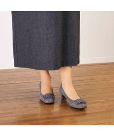 Riz raffinee <Riz raffinee>ドレープデザインモチーフパンプス