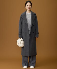 自由区 【SHIHOさん着用】ソフトウールブレンドワイド パンツ