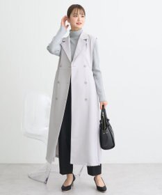 earth music&ecology サイドプリーツジレンチ