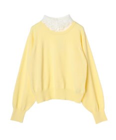 earth music&ecology 襟付きニットプルオーバー