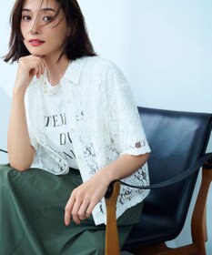 23区 【SLOW/一部店舗限定】MVSコットン  ロゴTシャツ