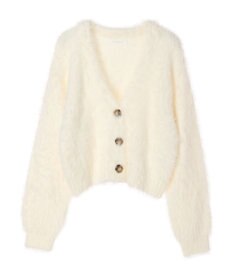 Green Parks ・Ｐｅｔｉｔ　Ｆｌｅｕｒ　シャギーニットカーディガン