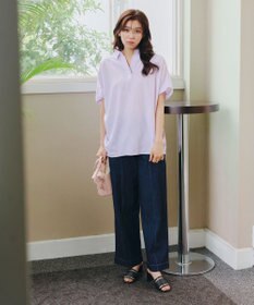 Tiaclasse 【小倉優子さん着用】ラタン風配色ストラップサンダル