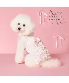 PET PARADISE cherircouture ローズリボン ワンピース 小型犬