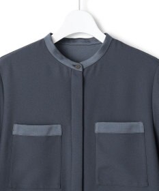 ICB 【先行予約】 FluidBackSatin シャツワンピース