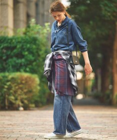 ANY オーバーデニムシャツ