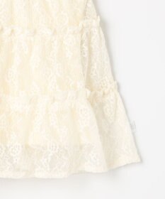 組曲 KIDS 【80-100㎝】スノウレースレイヤードトップス