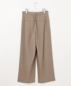 J.PRESS LADIES 【洗える】ストレッチタイプライター ラップディテール ワイド パンツ