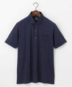 JOSEPH ABBOUD 【オーガニックコットン使用】ブロックサッカーポロシャツ