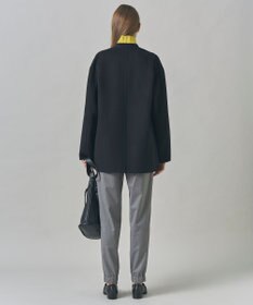 ICB WoolRever ノーカラーショートコート