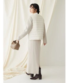 CRAFT STANDARD BOUTIQUE 中綿×ニット切替ジャケット