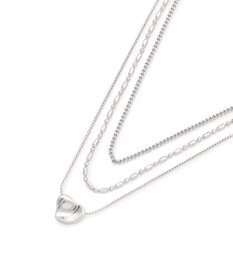 UNFILO マルチWAY 3連ネックレス シルバー