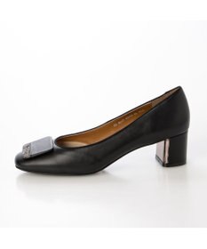 MODE ET JACOMO <MODE ET JACOMO>メタリックアクセント スクエアパンプス