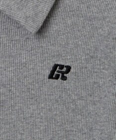 WEGO ワンポイント刺繍WZIP長袖トップス