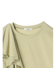 earth music&ecology アシメフリルプルオーバー