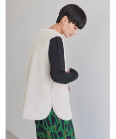 AMERICAN HOLIC 丈違いフェイクファーベスト