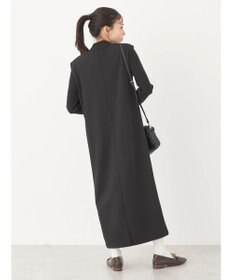 earth music&ecology ＳＥＴ２点Ｖネックジャンスカ＋ハイネックニット