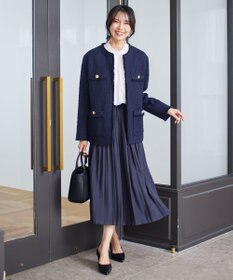 23区 L 【洗える】ジョーゼット フリル ブラウス