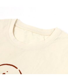 Mother garden 【ネット店限定】しろたん Tシャツ 半袖  《ここはヒザ?!柄》 オフホワイト色　S/M/L/XL レディース メンズ ユニセックス 男女兼用  コットン 綿  あざらし アザラシ かわいい キャラクター 半袖Ｔシャツ マザーガーデン  父の日ギフト