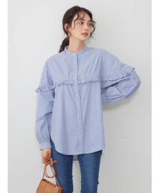 AMERICAN HOLIC フリルバンドカラーシャツ