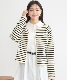 earth music&ecology スポンディッシュポケット付きカーディガン