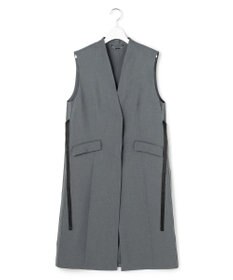 ICB L 【WEB＆一部店舗限定】 SerikaWorsted ノーカラーロングジレ
