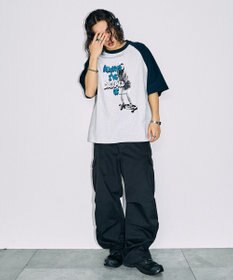 WEGO フォトグラフィックラグランBIGT（S）