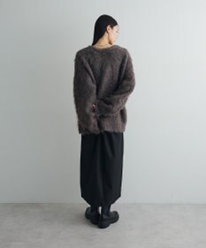 Green Parks 前後２ｗａｙキーネックシャギーニット