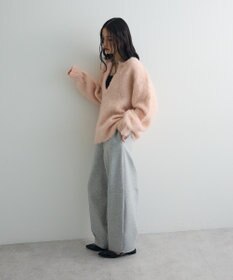 Green Parks 前後２ｗａｙキーネックシャギーニット