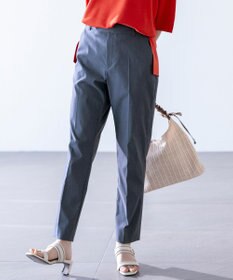 ANY SIS 【ストレッチ・接触冷感・撥水・UVカット・洗える】エアリーストレッチ テーパードパンツ