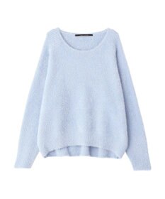 YECCA VECCA ラメシャギードルマンニット