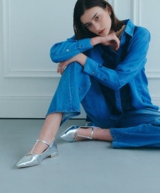 YECCA VECCA メリージェーンTストラップパンプス