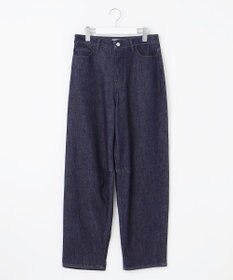 自由区 L 【19号サイズまで展開】ウスカルデニムダーツカーブ パンツ