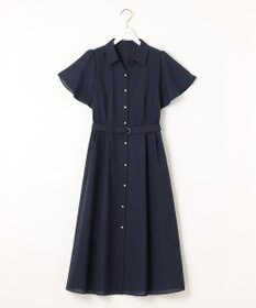 ANY SIS 【洗える】ビューティフレアシャツ ワンピース