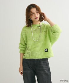 Green Parks ナイトメア／ラメメッシュニットプルオーバー