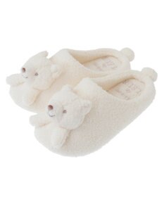 Maison de FLEUR シロクマルームシューズ