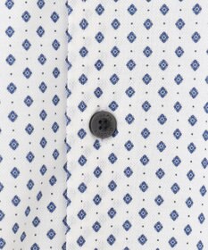 JOSEPH ABBOUD 【綿100％・ストレッチ・イージーケア】コンフォートジャージー プリント シャツ